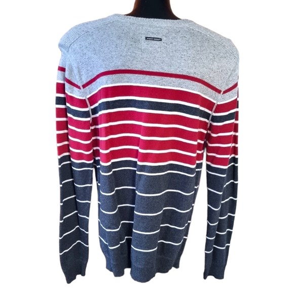 3/$40 Sale! Point Zero Striped Sweater - Picture 2 of 8